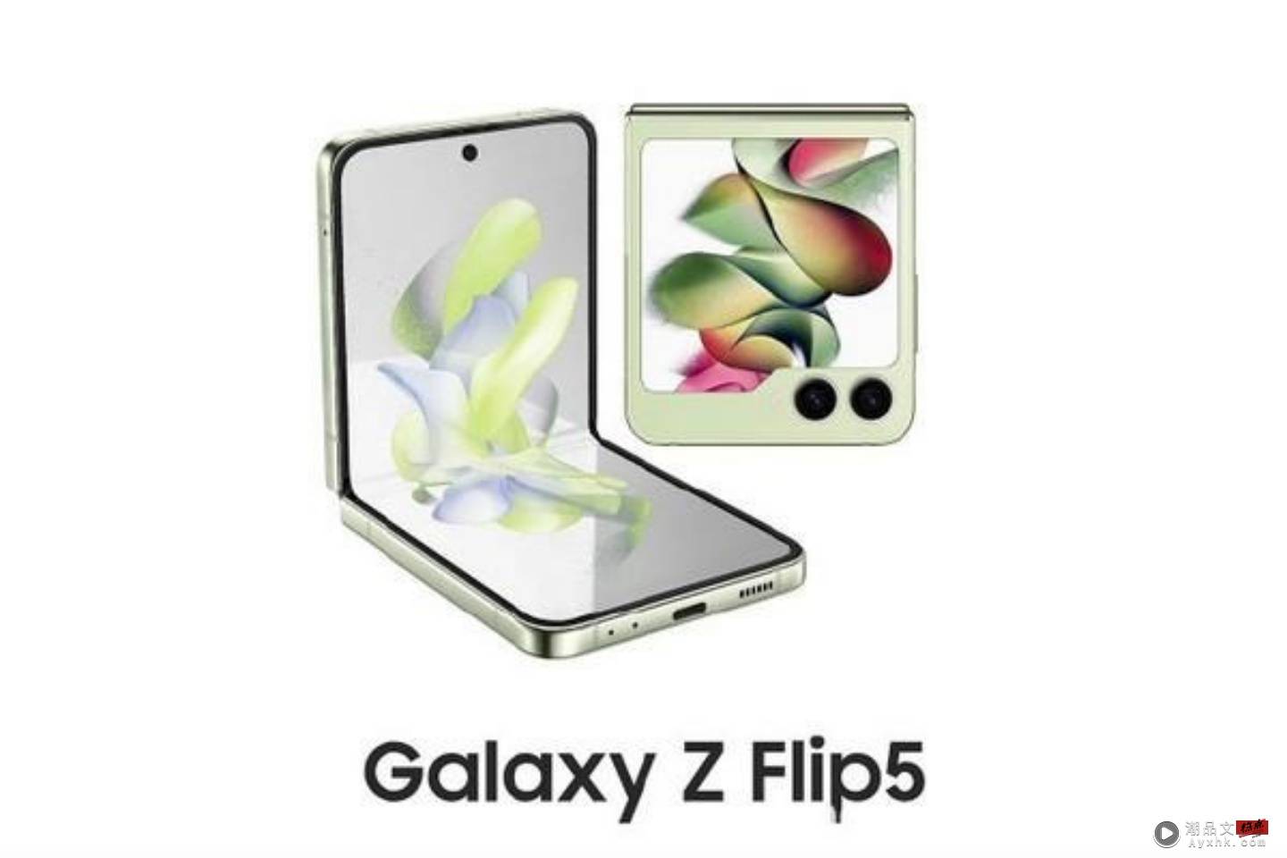 三星 Galaxy Z Flip5 传将会有最大外萤幕！不规则尺寸封面萤幕将超越 OPPO Find N2 Flip？ 数码科技 图1张